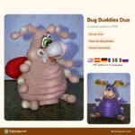 Bug Buddies Duo crochet pattern