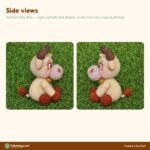 Knitted Little Bull crochet pattern