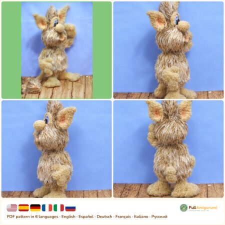 Fluffy House Gnome crochet pattern