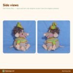 Rat Money Box crochet pattern