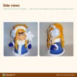 Father Frost and Snow Maiden crochet pattern