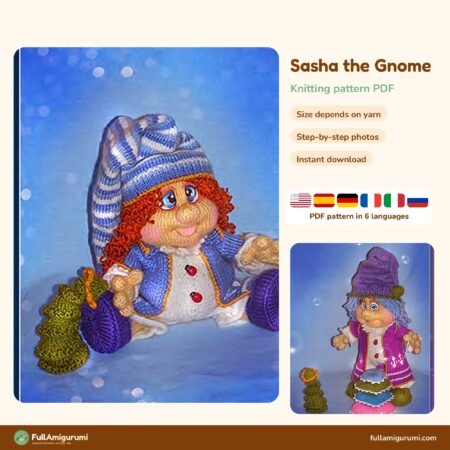 Sasha the Gnome crochet pattern