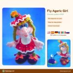 Fly Agaric Girl crochet pattern