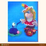 Fly Agaric Girl crochet pattern