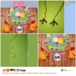 Easter Basket with Chicks crochet pattern