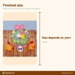 Easter Basket with Chicks crochet pattern