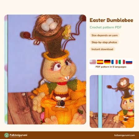 Easter Bumblebee crochet pattern