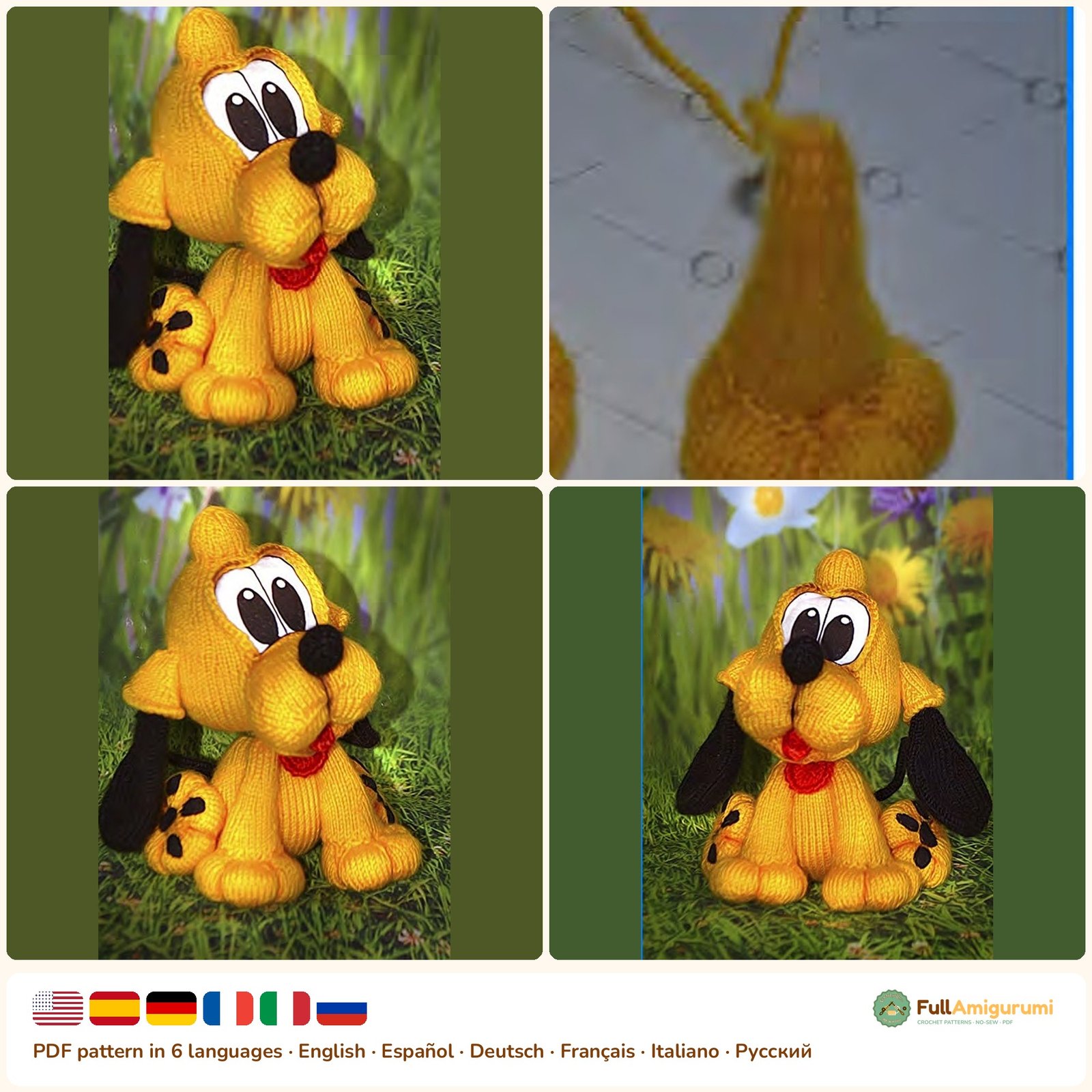 Sunny Puppy - FullAmigurumi Sunny Puppy crochet pattern