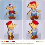 Arkady Elephant Sailor crochet pattern