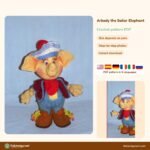Arkady Elephant Sailor crochet pattern