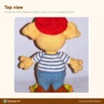Arkady Elephant Sailor crochet pattern