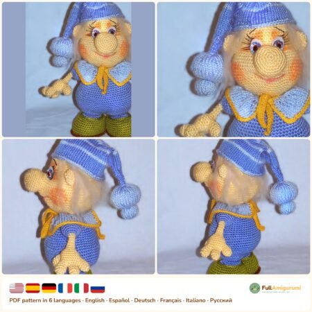 Kind Heart Smurf Gnome crochet pattern
