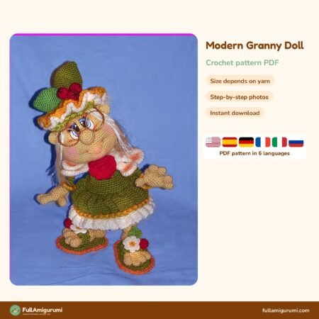 Modern Granny Doll crochet pattern
