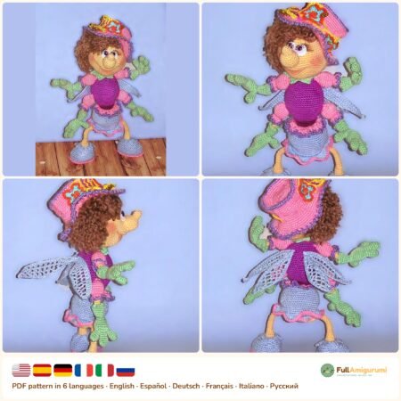Fashionable Dragonfly crochet pattern