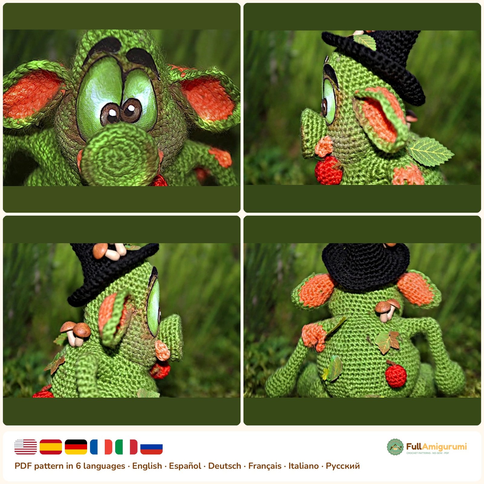 Tinky the Goblin - FullAmigurumi Tinky the Goblin crochet pattern