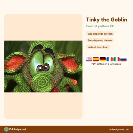 Tinky the Goblin crochet pattern