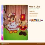 Mice in Love crochet pattern