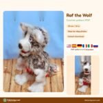 Raf the Wolf crochet pattern