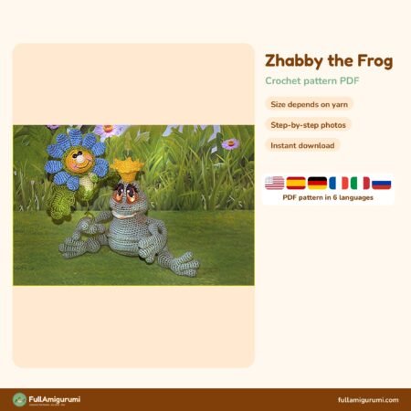 Zhabby The Frog crochet pattern