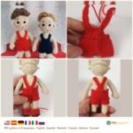 Little Wrestler Boys crochet pattern