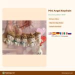 Mini Angel Keychain crochet pattern
