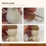 Mini Angel Keychain crochet pattern