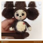 Big Eared Fluffy Friend crochet pattern