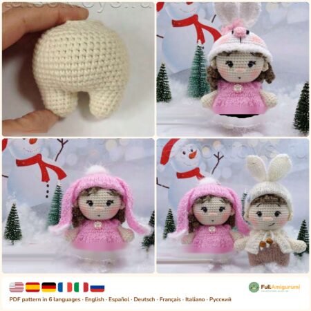 Bunny Girl Doll crochet pattern