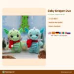 Baby Dragon Duo crochet pattern
