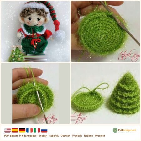Christmas Elf Doll crochet pattern