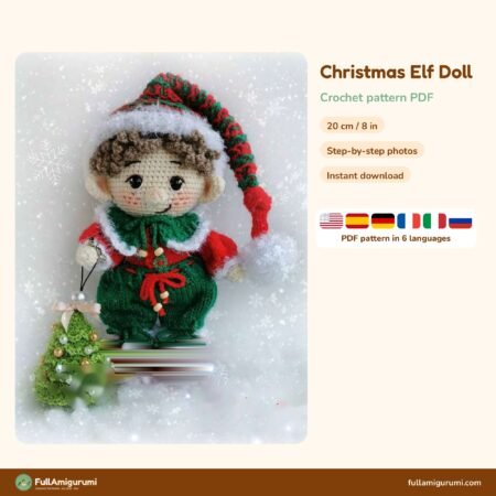 Christmas Elf Doll crochet pattern