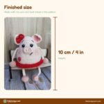 Sweet Piggy Girl crochet pattern