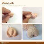 Mini Piggy Trio crochet pattern