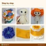 Curly Girl with Bee crochet pattern