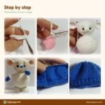 Snow Mouse Gentleman crochet pattern