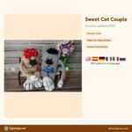 Sweet Cat Couple crochet pattern