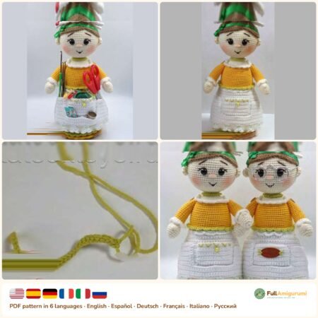 Craft Helper Doll crochet pattern