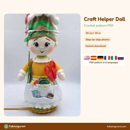 Craft Helper Doll crochet pattern