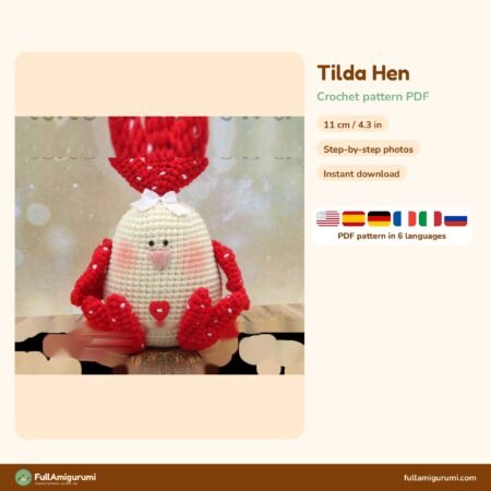 Tilda Hen crochet pattern