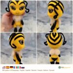 Kvami the Bee crochet pattern