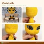 Kvami the Bee crochet pattern
