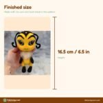 Kvami the Bee crochet pattern