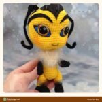 Kvami the Bee crochet pattern