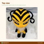 Kvami the Bee crochet pattern