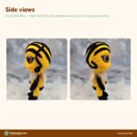 Kvami the Bee crochet pattern