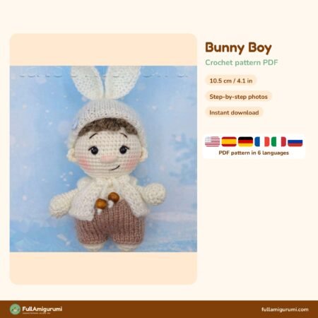 Bunny Boy crochet pattern