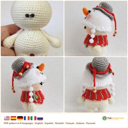Baby Snowman crochet pattern