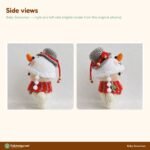 Baby Snowman crochet pattern
