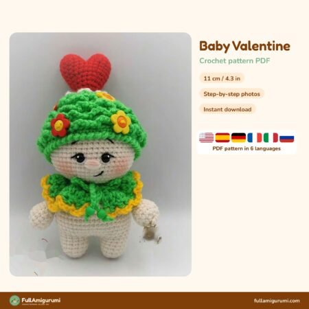 Baby Valentine crochet pattern