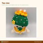 Cheerful Baby Cactus crochet pattern